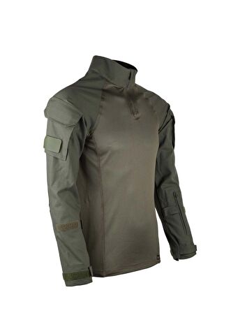 Taktik Kombat Terletmez Fit Kamuflaj Erkek Sweatshirt COMPAT01