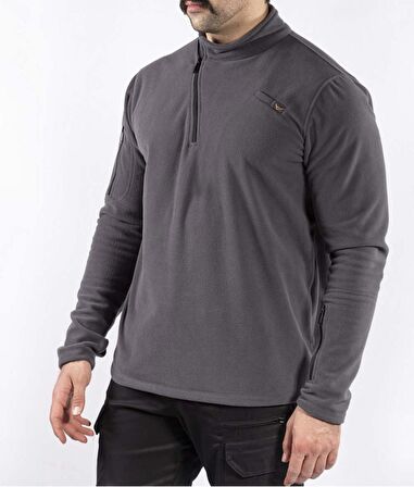 Tactical Outdoor Erkek Polar Kışlık Sweatshirt Tüylenmez POLSW01