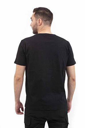 Outdoor T-shirt Günlük Pamuklu Baskılı Erkek BASETI02