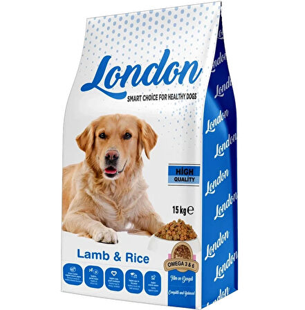 London Köpek Maması: Kuzu Etli & Pirinçli 15 kg