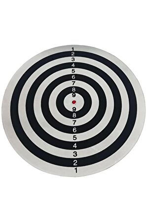 Dart Seti 43 cm (17 İnç) + 6 Dart Oku (6 Gr) Hedef Tahtası