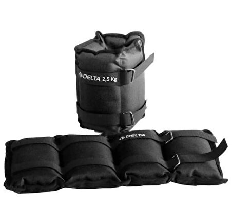 Delta El & Ayak Ağırlığı 2 Adet 2,5Kg Siyah