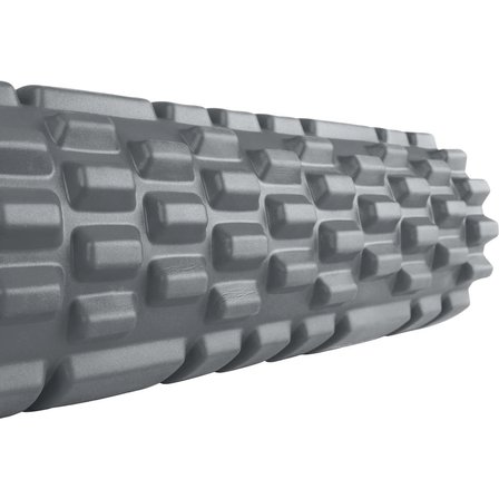 Delta Orta Sert Tırtıklı Foam Roller Gri