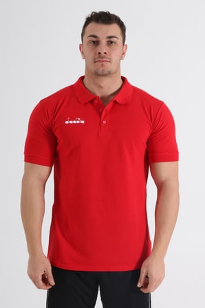 Diadora Liv Kamp Polo T-Shirt Kırmızı