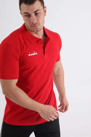 Diadora Liv Kamp Polo T-Shirt Kırmızı