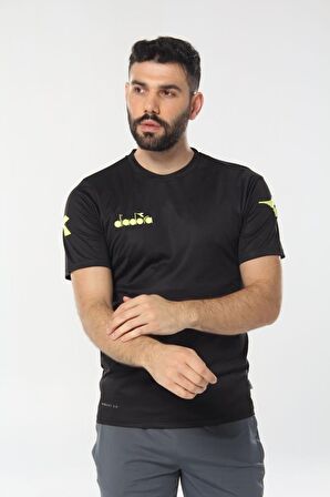 Diadora Nacce Erkek Siyah T-Shirt - 16TSR05