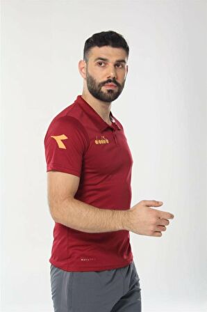 Diadora Nacce Bordo Polo Yakalı T-Shirt  -  1TSR06-Bordo
