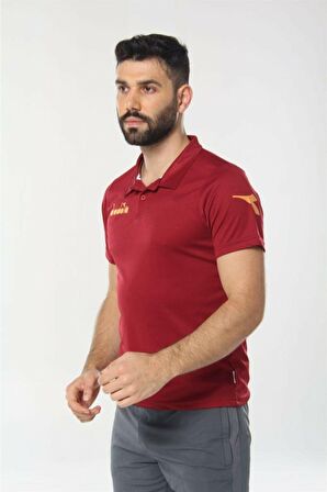 Diadora Nacce Bordo Polo Yakalı T-Shirt  -  1TSR06-Bordo