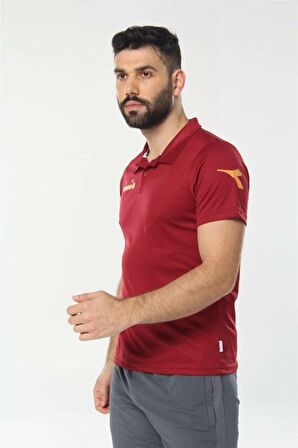 Diadora Nacce Bordo Polo Yakalı T-Shirt  -  1TSR06-Bordo