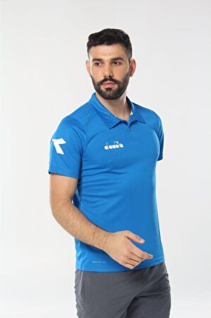 Diadora Nacce Mavi Polo Yakalı T-Shirt  -  1TSR06-Mavi