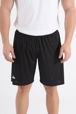 Diadora Enine Kareli Antrenman Şortu Siyah
