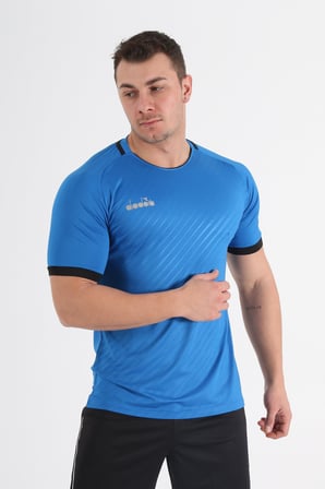 Diadora Elite Antrenman Tişört Saks Mavi