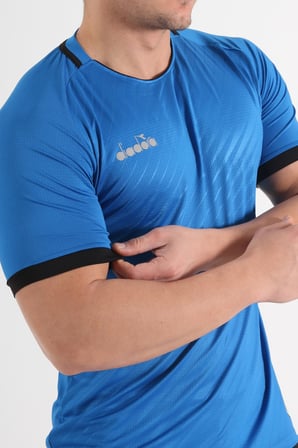 Diadora Elite Antrenman Tişört Saks Mavi