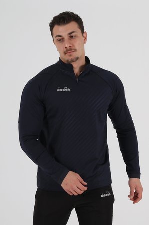 Diadora Elite Antrenman Eşofmanı Tek Üst Koyu Lacivert