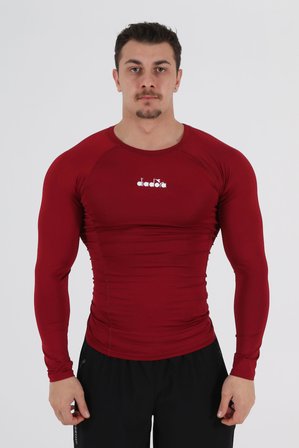 Diadora Pro Uzun Kollu İçlik Bordo