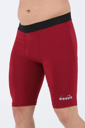 Diadora Flatron Pro Kısa Tayt Bordo