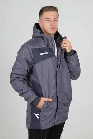 Diadora Forza Anorak Uzun Mont Antrasit