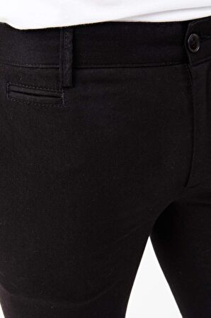 ERKEK SİYAH REGULARFIT / RAHAT KALIP STD PANTOLON