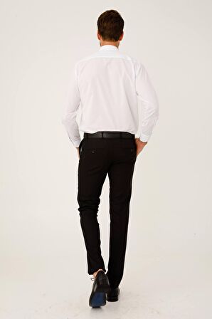 ERKEK SİYAH SLIM FIT / DAR KALIP STD PANTOLON