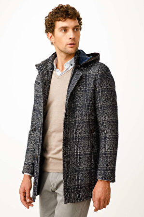 Erkek Lacivert   Kaban