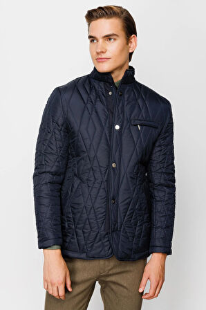 Erkek Lacivert   Mont