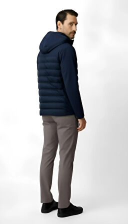 Erkek Lacivert   Mont