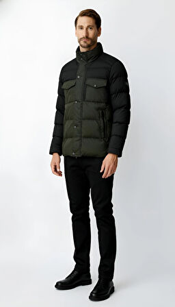 Erkek Siyah   Mont
