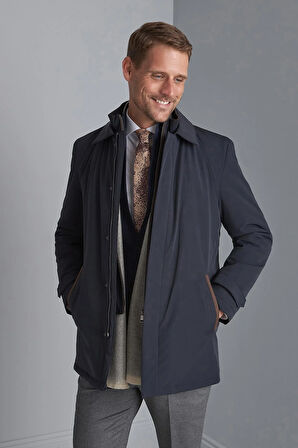 Erkek Lacivert   Kaban