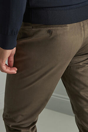 Erkek Kahve Regularfit / Rahat Kalıp  Pantolon