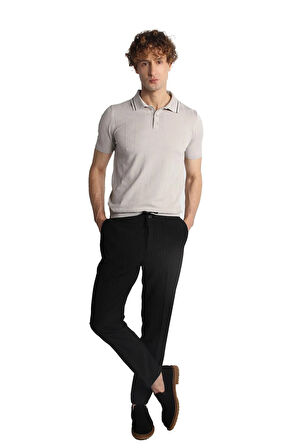 ERKEK SİYAH DYNAMIC FIT STD PANTOLON