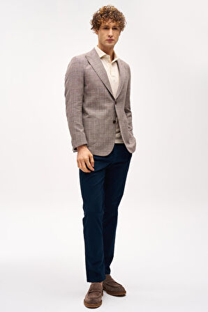 ERKEK KAHVE REGULARFIT / RAHAT KALIP GENİŞ KIRLANGIÇ CEKET