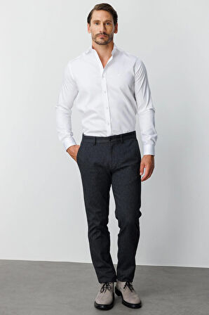 ERKEK SİYAH REGULARFIT / RAHAT KALIP STD PANTOLON