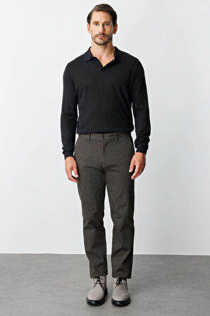 ERKEK KAHVE REGULARFIT / RAHAT KALIP STD PANTOLON