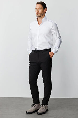 ERKEK SİYAH DYNAMIC FIT STD PANTOLON