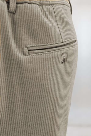 Gri Dynamic Fit Lastikli İpli Erkek Pantolon | Konforlu Smart Casual