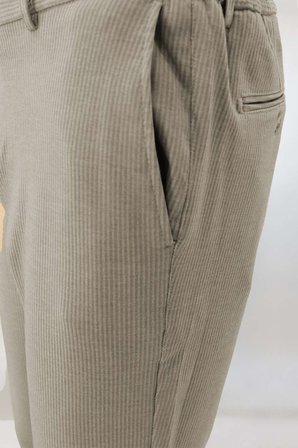 Gri Dynamic Fit Lastikli İpli Erkek Pantolon | Konforlu Smart Casual