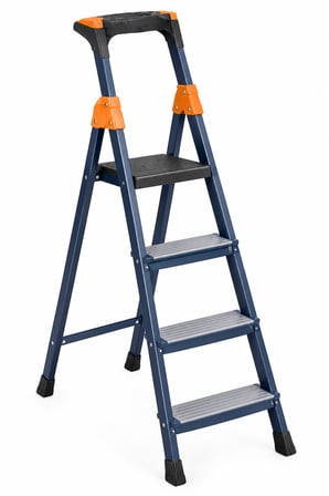 Katlanabilir Kaymaz Basamaklı 3+1 Merdiven