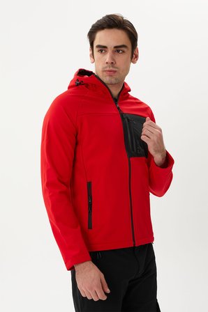 EXUMA ERKEK KIRMIZI SOFTSHELL MONT 2011120-657