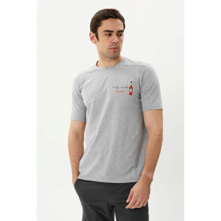 EXUMA ERKEK BASKILI T-SHIRT 1412044