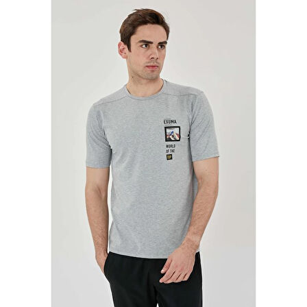 EXUMA ERKEK BASKILI T-SHIRT 1412049