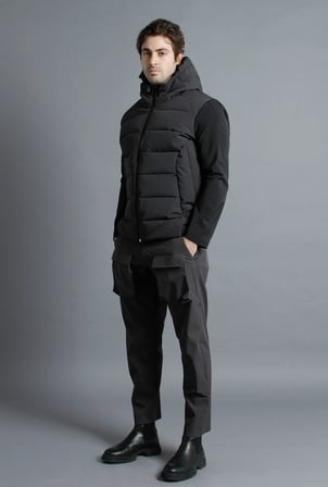 Isaora Hybrıt Down Jacket Erkek Dark Grey Jacket M23j7008-fw23-drg