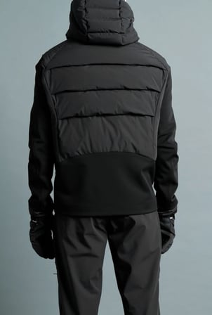 Isaora Hybrıt Down Jacket Erkek Dark Grey Jacket M23j7008-fw23-drg