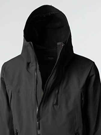 Isaora Asym Jacket Erkek Black Onyx Shell Jacket Isr7010-888