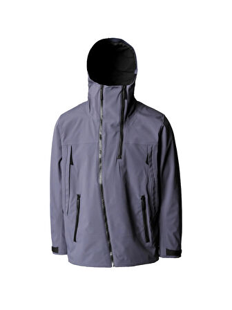 Isaora Asym Jacket Erkek Dark Grey Shell Jacket Isr7010-drg