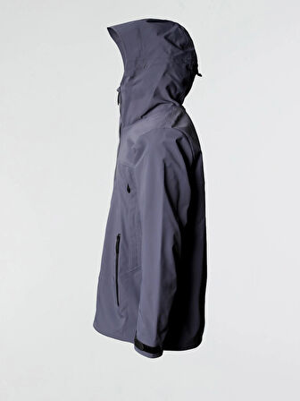 Isaora Asym Jacket Erkek Dark Grey Shell Jacket Isr7010-drg