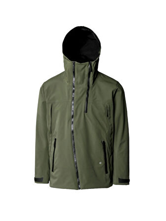 Isaora Asym Jacket Erkek Olıve Nıght  Shell Jacket Isr7010-olv1