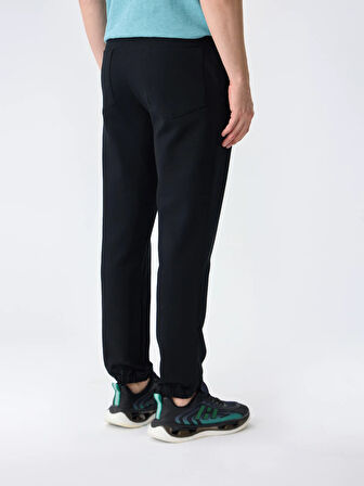 Isaora Gıza Cotton Jogger Erkek Black Sweat Pant Isr5402-0