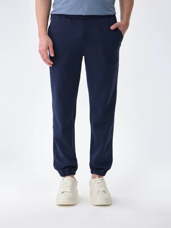Isaora Gıza Cotton Jogger Erkek Navy Sweat Pant Isr5402