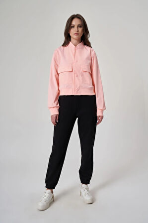 EXUMA KADIN CEKET-1521158 PEMBE