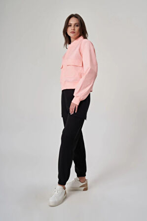 EXUMA KADIN CEKET-1521158 PEMBE